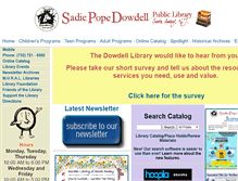 Tablet Screenshot of dowdell.org